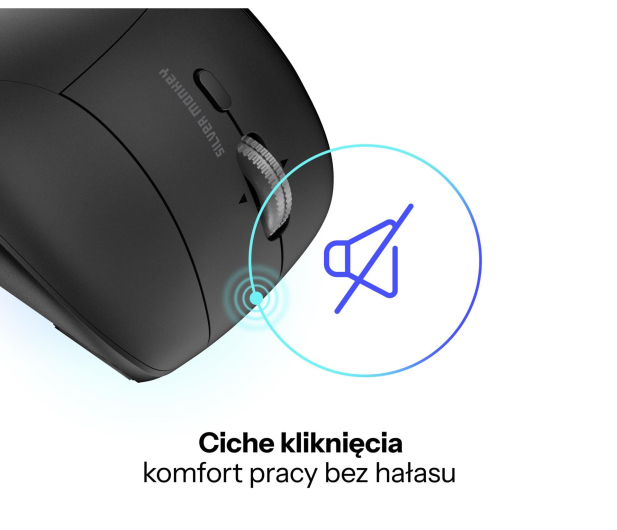 Silver Monkey Bezprzewodowa mysz optyczna Ergonomic Plus - 1361010 - zdjęcie 4